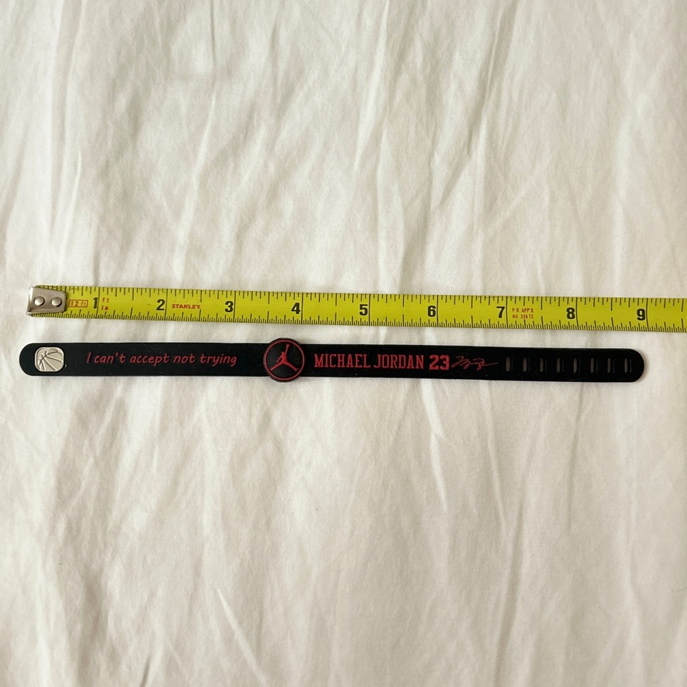 Michael Jordan Black Wristband